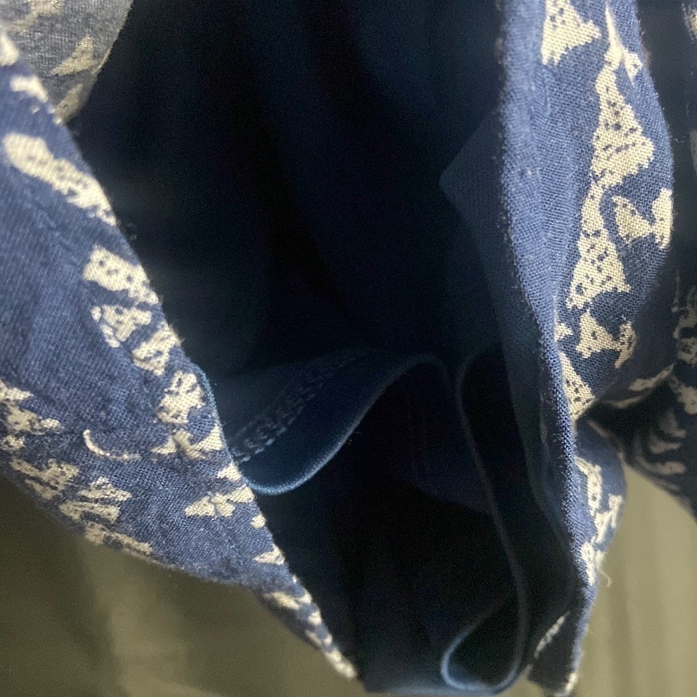 One clothing Mini Navy Boho Romper Dress - Picture 5 of 9